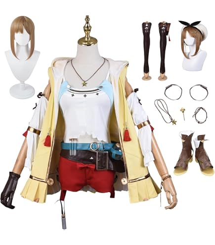 Amazon.co.jp: [Acosdary] ライザリン コスプレ 衣装 ウイッグ付き